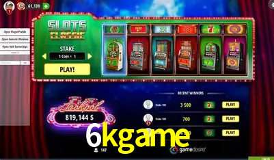 Descubra o Mundo do Cassino Online com 6kgame